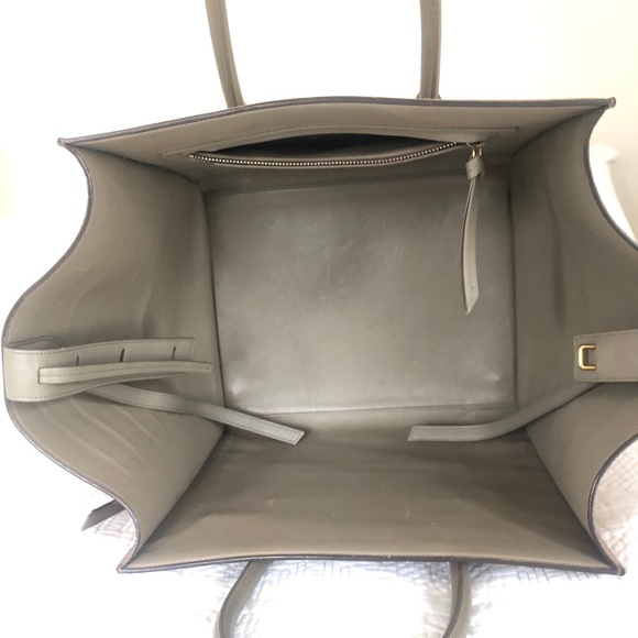 Celine Phantom Croc Embossed Luggage Handbag - Picture 4 of 10